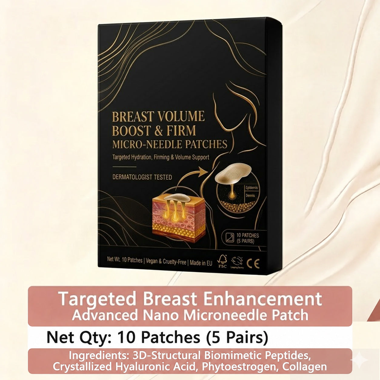 💥Viyoa™ 💥Targeted Breast Enhancement Advanced Nano Microneedle Patch