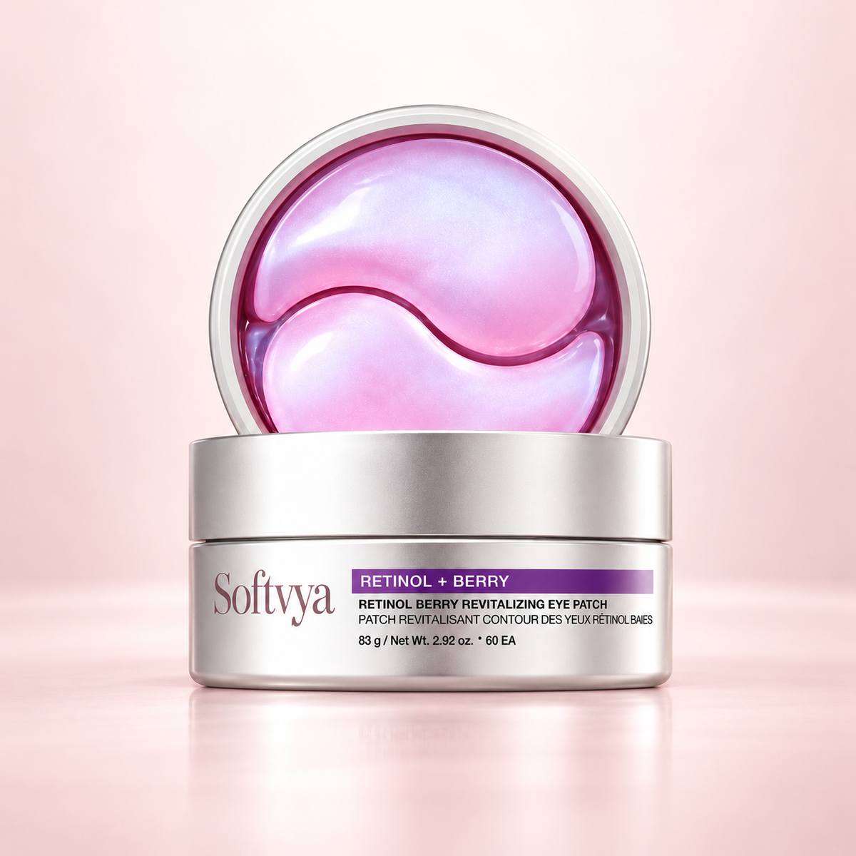 Softvya Retinol + Berry Hydrogel Eye Patches