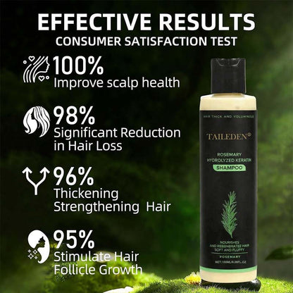 (🔥LAST 3 HOURS SALE - 70% OFF)🌱 TAILEDEN™ Organic Rosemary Hair Growth Shampoo
