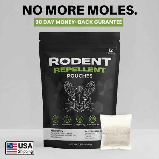 Place These Pouches Near Holes - And Watch The Moles Disappear