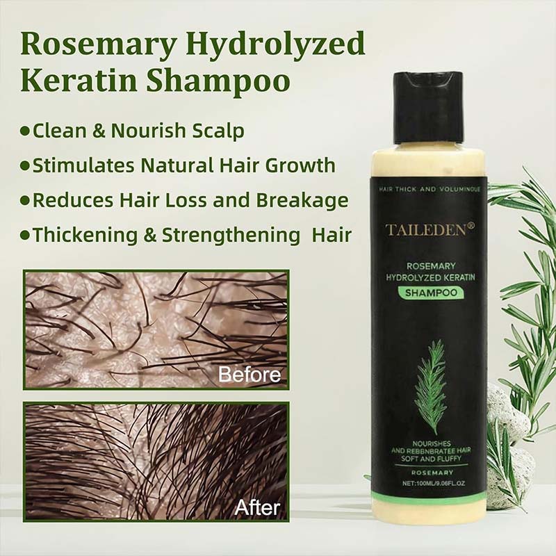 (🔥LAST 3 HOURS SALE - 70% OFF)🌱 TAILEDEN™ Organic Rosemary Hair Growth Shampoo