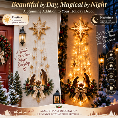 ✨Last Day 90% OFF✨ Lighted Nativity Wall Decor