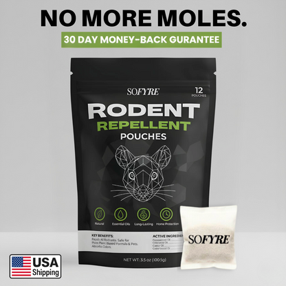 Place These Pouches Near Holes - And Watch The Moles Disappear