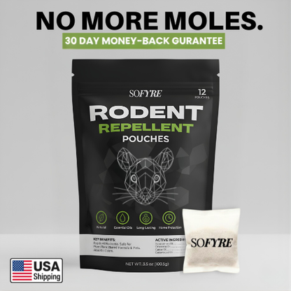 Place These Pouches Near Holes - And Watch The Moles Disappear